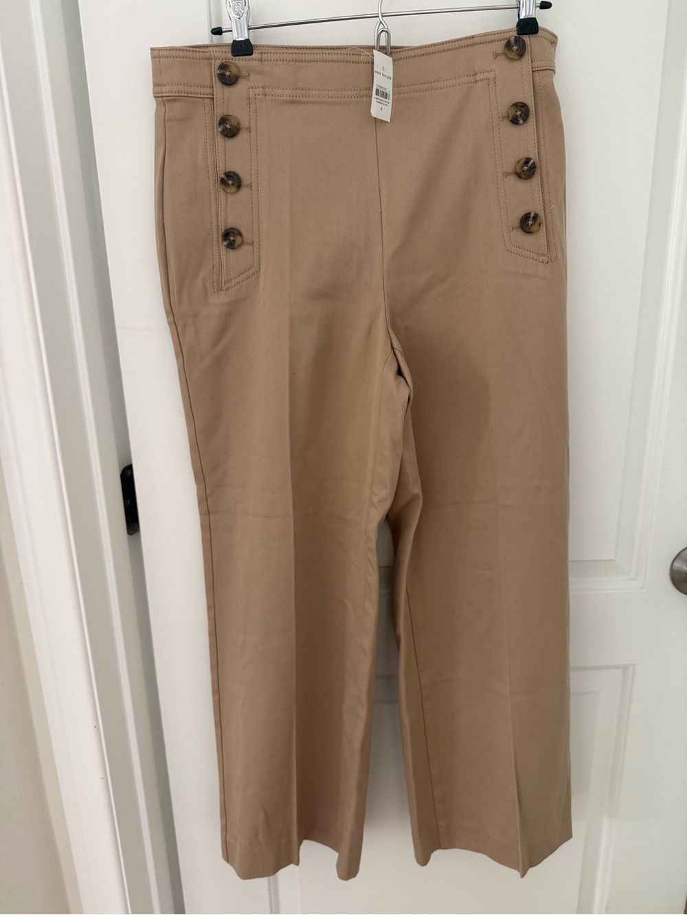 Ann Taylor Beige/Tan Dress Pants - Classic Waistband